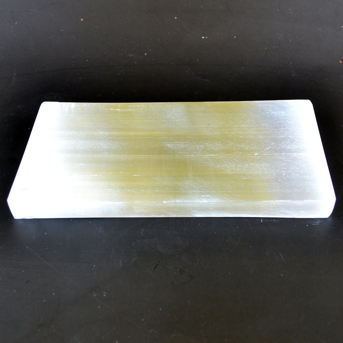 3" x 8" Selenite charger plaque