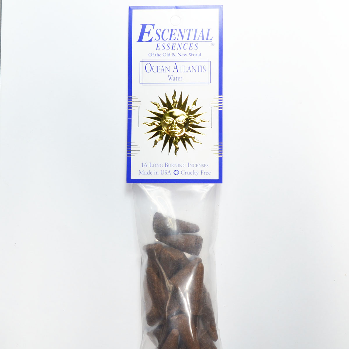16/pk Ocean Atlantis escential essences incense cones