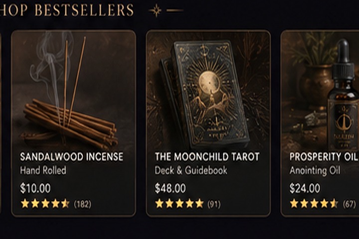 Curated ritual goods preview